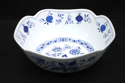 Form Marienbad Ingres Weiss Zwiebelmuster Salatschale Schale Porzellan 21 x 21