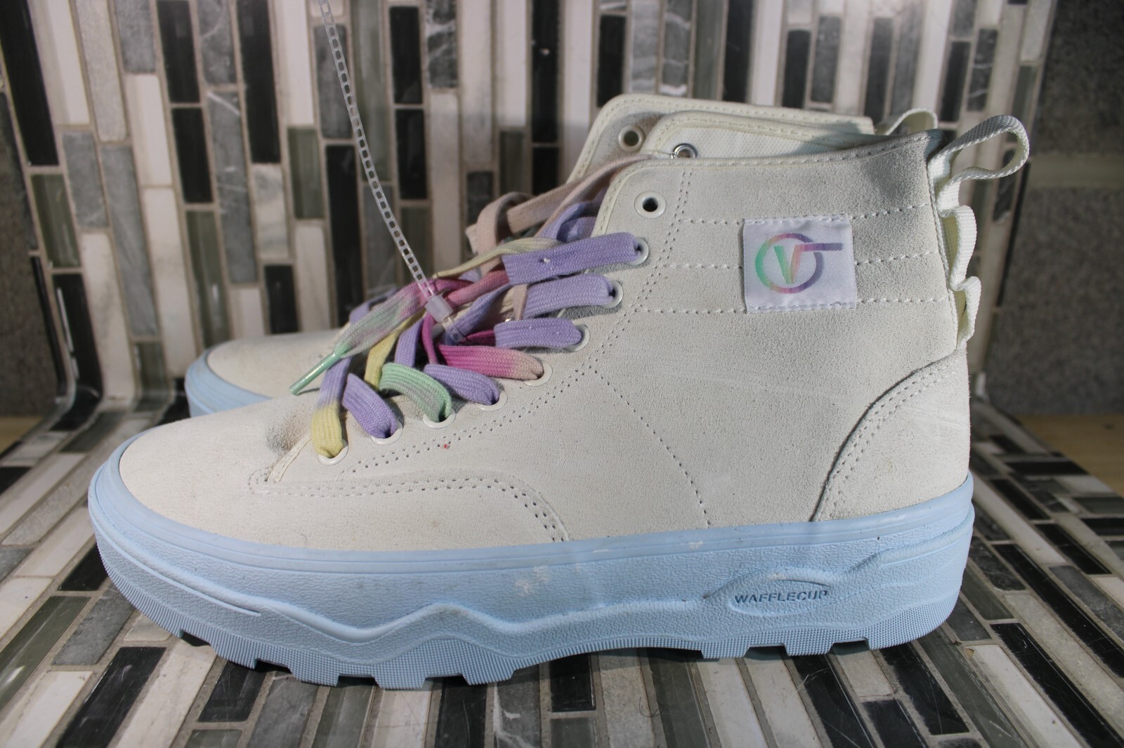 Size 9.5 - VANS Sentry Sk8-Hi WC High Beige W image 2