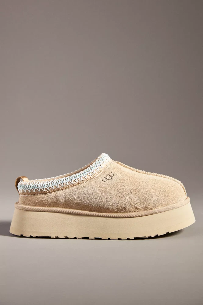 UGG Tazz Braid Platform Suede Women's Slippers , ALL SIZE , FREE SHIPPING