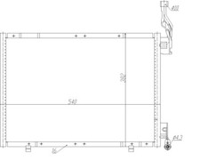 Adatto a Ford Fiesta B-Max 1.6 dCi + altri modelli condensatore climatizzatore Ikio