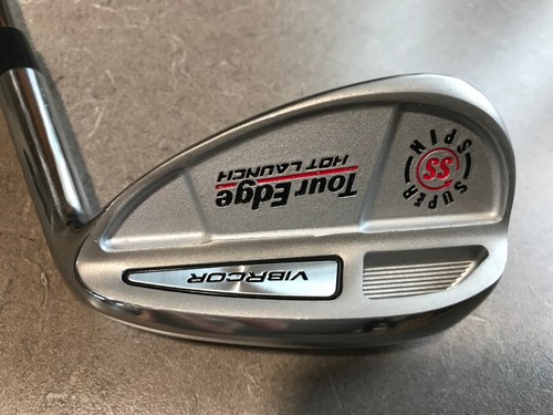 Tour Edge Hot Launch vibrcor super-spin 52* wedge regular flex steel shaft