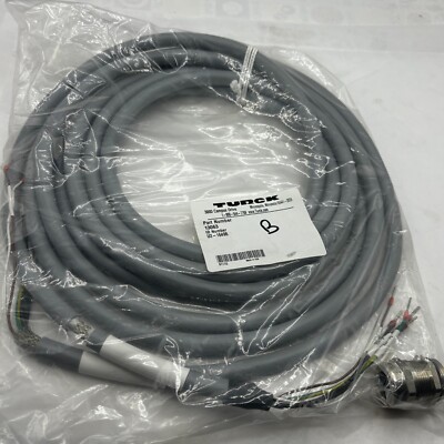 Turck 13063 Cable Assembly ID U2-16496 MP U213 W4008 Industrial Sensor Cable 