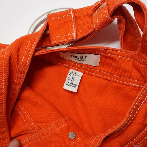 Forever 21 Red Denim Skirt Size XS eBay