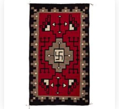 Handmade Navajo Rug Size 5x8 Native American style Modern rug Free Shipping