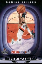 2023-24 Hoops - Now Playing Holo #23 Damian Lillard Skyview