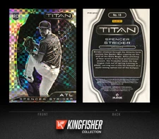 Spencer Strider 2022 Panini Chronicles Titan Building Blocks Prizm Rookie RC #18