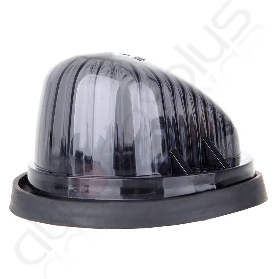 Luz de separación de techo de cabina 1313A lente de humo para Chevy/GMC 73-87 con LED blanco + cableado Foto 3 de 4