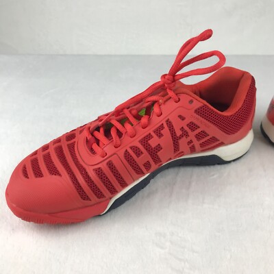 REEBOK CROSSFIT CF74 Red Athletic Training Gym Shoes Sneakers