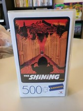 The SHINING, Horror 500 Piece BLOCKBUSTER Puzzle in Retro Style Plastic VHS Case