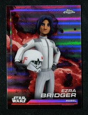 2024 Topps Chrome Star Wars Rainbow Refractors 125 Ezra Bridger - Taylor Gray