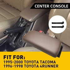 New Oak Tan Center Console Lid & Latch Fit For 1999 Toyota Tacoma 96-98 4Runner