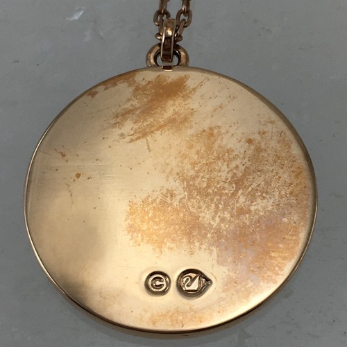 SWAROVSKI 5429126 Luckily Pave Blue White Crystal Disc Evil Eye Pendant Necklace - Picture 12 of 24
