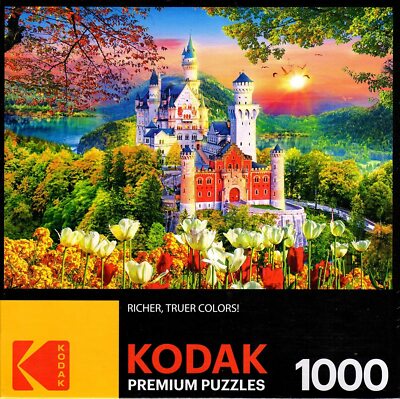 Kodak - Famous Neuschwanstein Medieval Castle Germany 1000 Piece Puzzle