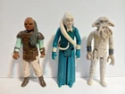 Star Wars Lot of 3 Vintage 3.75" action figures Bib Fortuna Squid Head Weequay