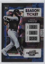 2022 Panini Chronicles Contenders Optic Blue Ice Prizm 22/25 Gavin Sheets #6 b8h