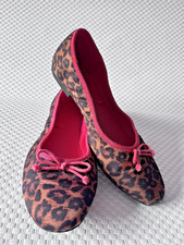 Next Size 6 Forever Comfort Leopard Print Ballet Pumps Flats Used Condition