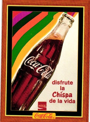 1995 Collect-A-Card Coca-Cola Collection #338 Chispa de la vida Mexico 1970s