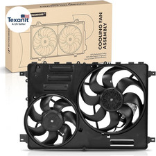 Engine Radiator Cooling Fan Assembly with Controller Compatible with Volvo Model