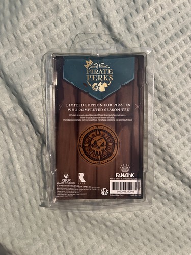 Moneda de finalización de la temporada 10 de Sea of Thieves rara Pirate Perks - Imagen 5 de 6