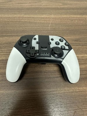 White And Black Wireless Pro Controller For Nintendo Switch Very Good 5E