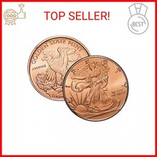 1 oz .999 Pure Copper Round/Challenge Coin (Walking Liberty)