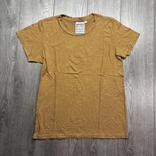 Jungmaven Brown 55% Hemp 45% Organic Cotton Large Soft Stretch T Shirt