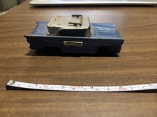 Vtg Toy Car Japan Tin Litho Friction Limousine Drive Carefully Airport