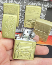 Petrol Lighter Windproof  4WD Cars DESIGN Refillable Birthday Christmas Gift Uk