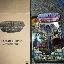 New   Box MOTUC Masters Of The Universe Classics Heads Of Eternia Accessory Pack