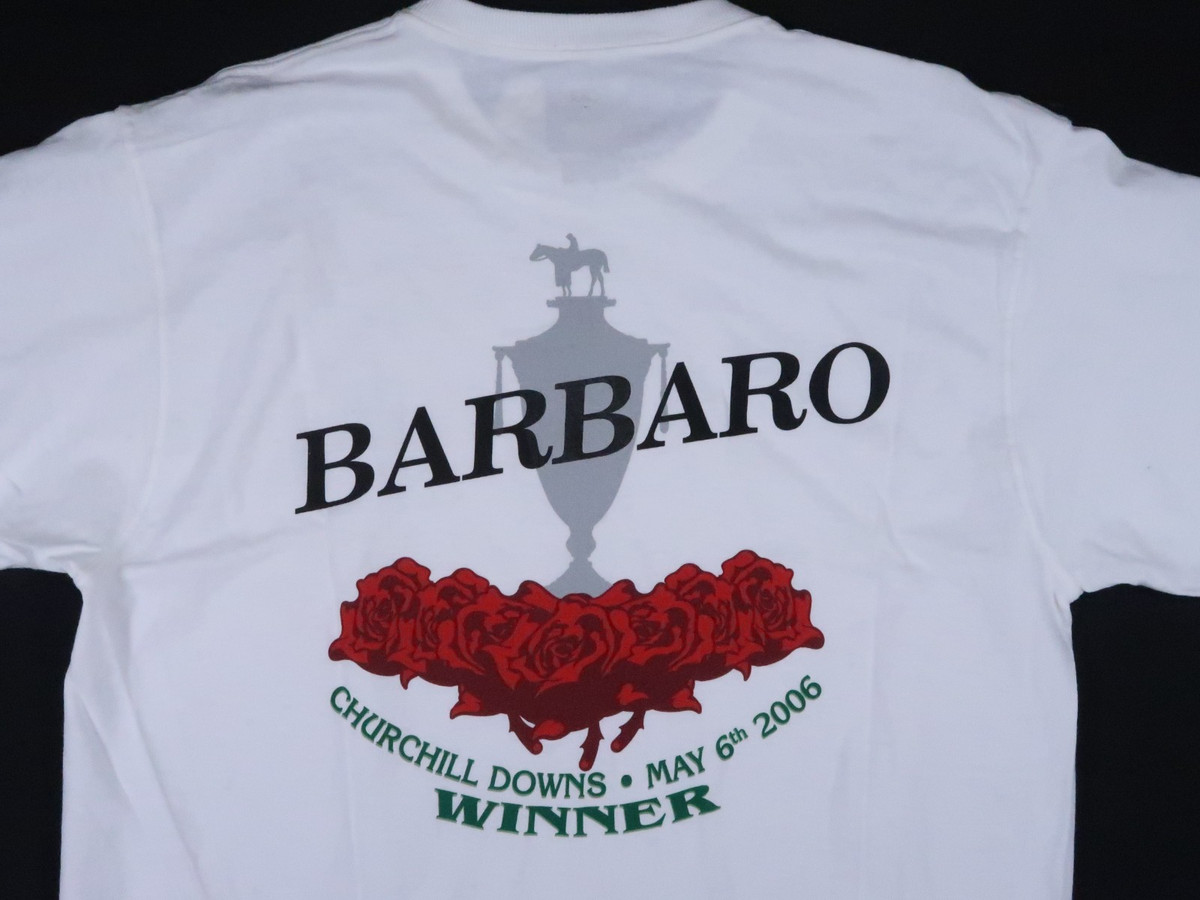NWT  KENTUCKY DERBY Churchill Downs Vintage 2006 132nd t-shirt BARBARO Medium