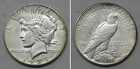 X7378  1935-S Peace Dollar, XF/AU