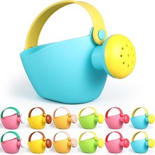 12 Pcs Watering Can Set Small Plastic Beach Watering Can Bath Toy Toddler