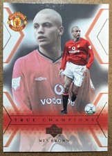 2001-02 Upper Deck Manchester United - True Champions Wes Brown #117 (RC)