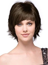 Noriko Sky Synthetic Wig by Rene of Paris - Dark Chocolate