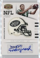 2010 Panini Gridiron Gear NFL Pro Signatures 5/25 Don Maynard #9 Auto HOF n8a