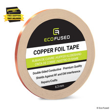 Adhesive Copper Foil Tape - Double-Sided Conductive - 0.25 Inch 6.3 Mm - EMI a