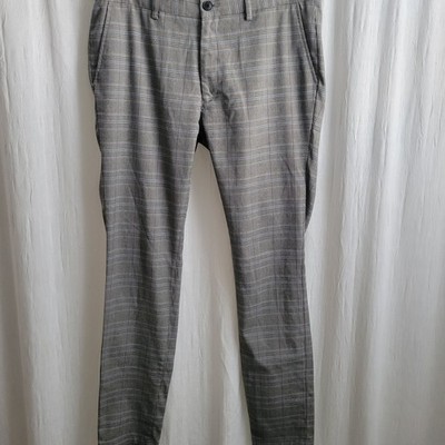 Topman Men's Pants 34x32 Glen Plaid Skinny Dress Prince Of Wales Check 