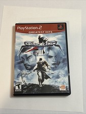 Soul Calibur 3 III PS2 Sony PlayStation 2 2005 Greatest Hits With Manual Tested