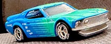 Hot Wheels 69 Ford Mustang Boss 302 Custom Wheel Tire Real Riders
