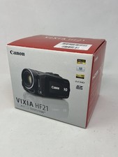 Canon VIXIA HF21 HD CamCorder Kit in Box
