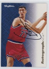 1996-97 Skybox Premium Autographics Black Ink Gheorghe Muresan Auto 02ss