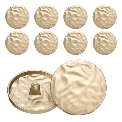 Für 10x Metallknöpfe Gold 30,5mm Bügelknöpfe zum Nähen - Bild 1 von 4