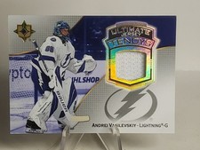 2022-23 Ultimate Collection Hockey Andrei Vasilevskiy Ultimate Jersey Tendys 