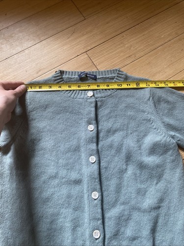Brandy Melville maglione donna misto lana con bottoni piccolo blu/verde - Foto 6 di 8