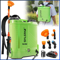 DrucksprüHer 12L 5.5Bar Akku Kompatibel Mit Makita 18V, 5 DüSen, LadegeräT