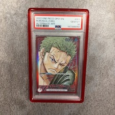 Zoro Op01-001 Leader Eng PSA 10 One Piece