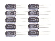 10 PCS 3300uF 16V 13x20mm Aluminum Electrolytic Capacitors /20 3300 MFD