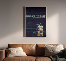 Kobe Bryant "Consistency" A4 Poster-Unframed- Enhanced Matte Print