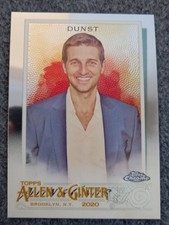 2020 TOPPS  ALLEN AND GINTER  CHROME BASEBALL  TONY DUNST#203(POKER PLAYER)