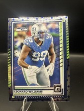 2025 Panini Donruss Optic Leonard Williams Blue Stars 